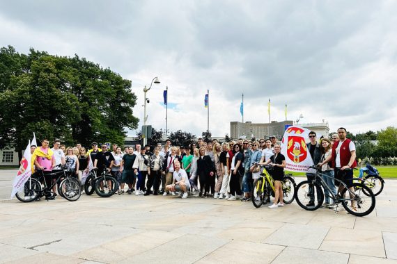 Состоялся велопробег посвященный 30-летию создания МоНП